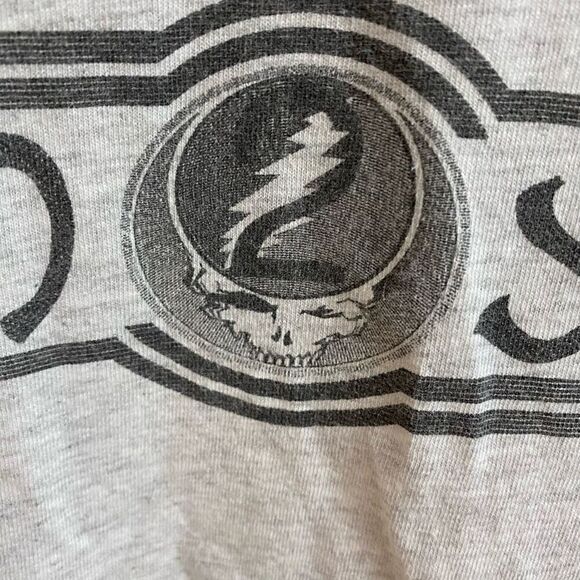 Gildan Activewear Men 2004 Grateful"Dead Sync Uncle Sam Skeleton T-shirt Gray XL - Picture 3 of 7